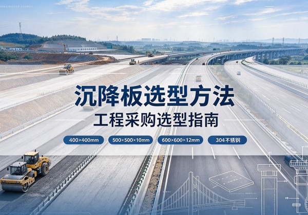 华容沉降板选择方法